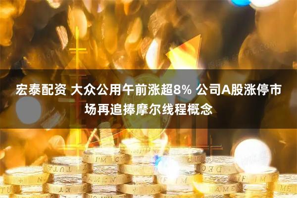 宏泰配资 大众公用午前涨超8% 公司A股涨停市场再追捧摩尔线程概念